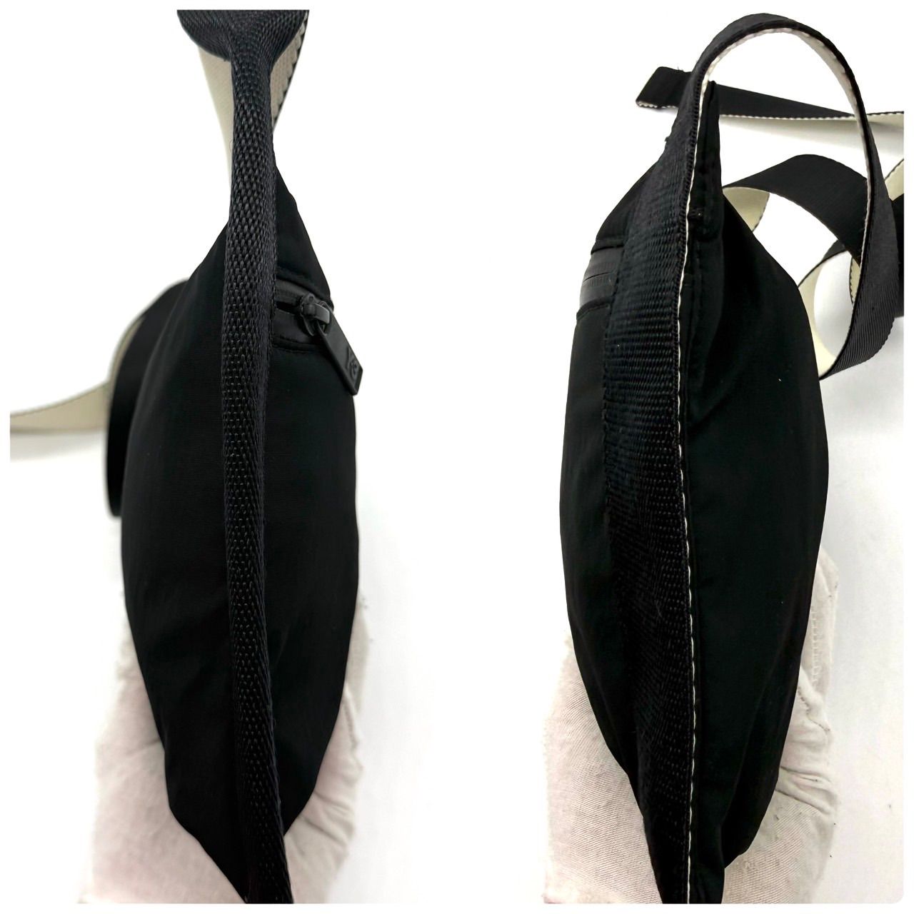 美品】 Y-3 ワイスリー サコッシュ ショルダーバッグ ブラック 黒 ロゴ 
