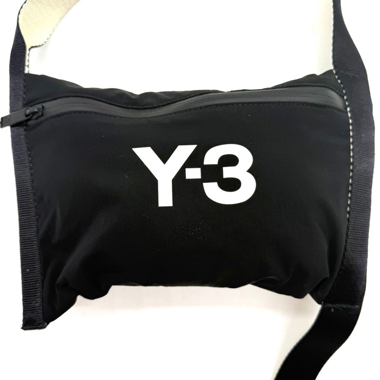 美品】 Y-3 ワイスリー サコッシュ ショルダーバッグ ブラック 黒 ロゴ 