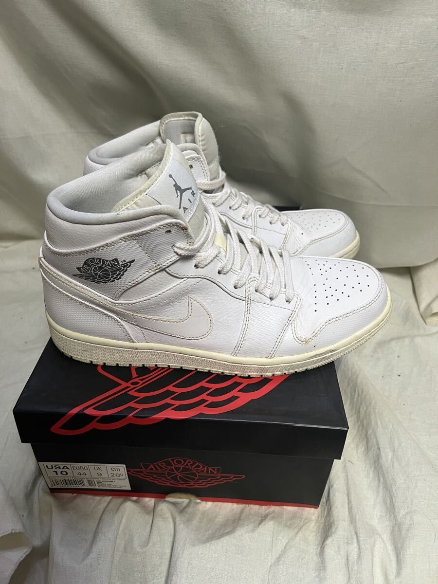 NIKE AIR JORDAN 1 MID ナイキ エアジョーダン 1 ミッド ホワイト 