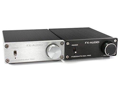 FX-AUDIO- FX202A/FX-36A PRO『シルバー』TDA7492PEデジタルアンプIC