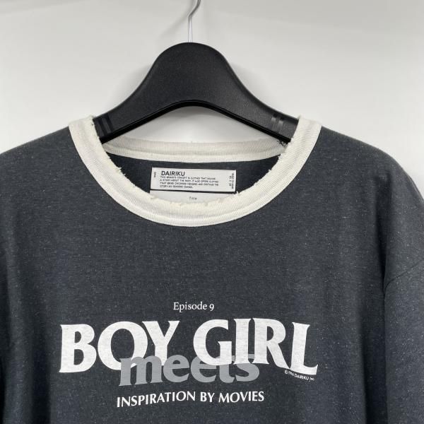 中古】DAIRIKU 22SS Boy meets Girl EP.9 The Summer Tour Trim Tee