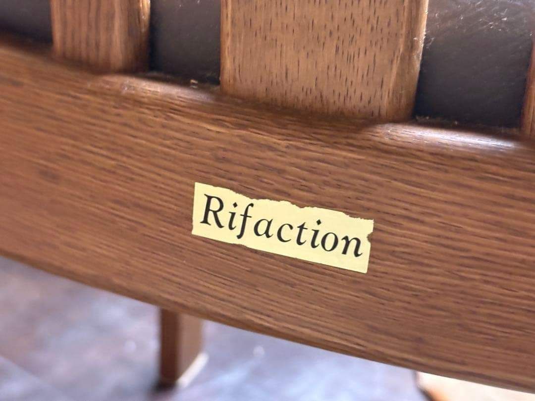 Rifaction ダイニングチェア 4脚セット ナチュラル レトロ YZ - メルカリ