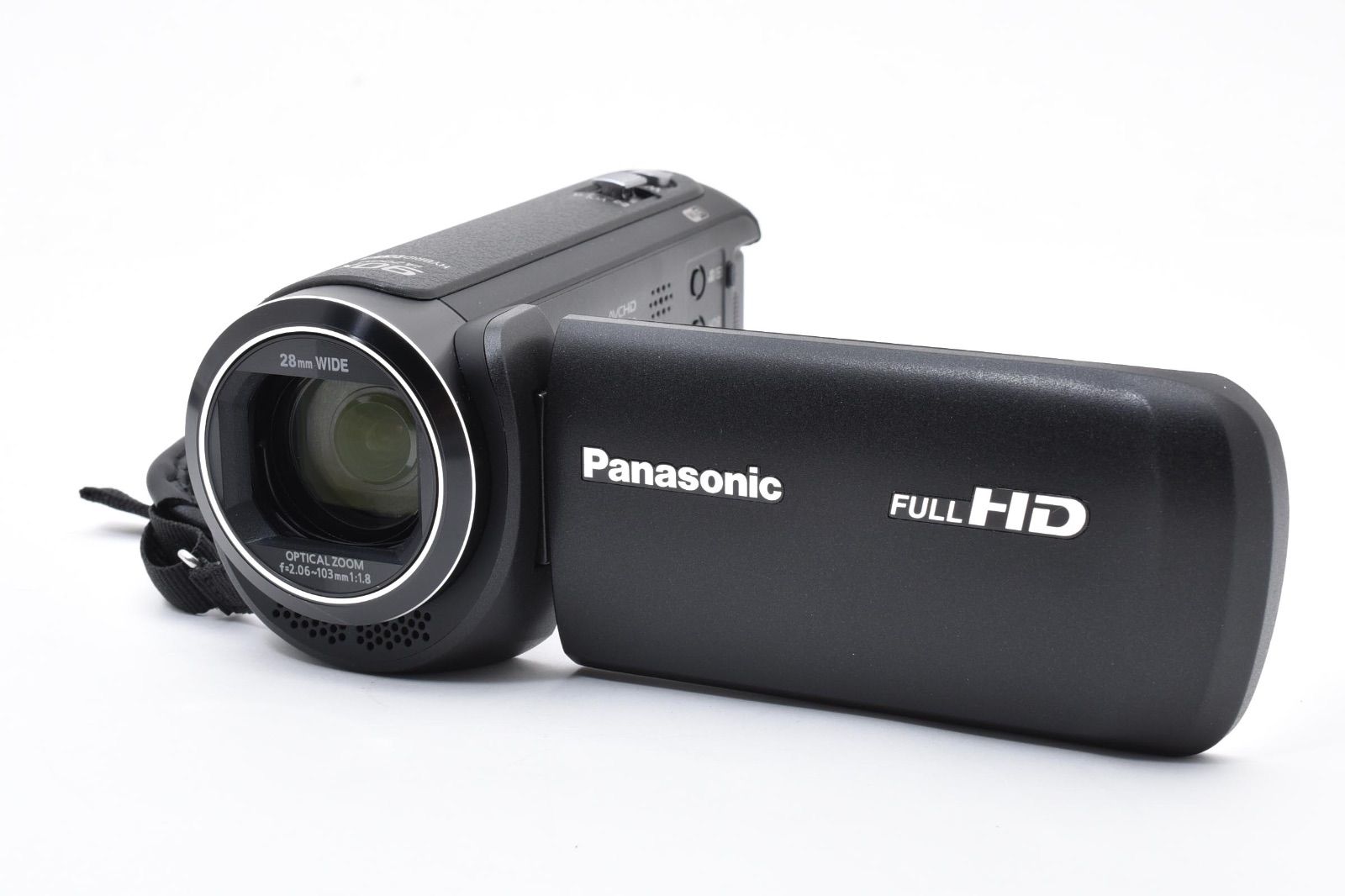 よ*1様 Panasonic HC-V495M ビデオカメラ 本体 パナソニック、小型でiA90倍ズーム搭載ビデオカメラ。5軸ハイブリッド