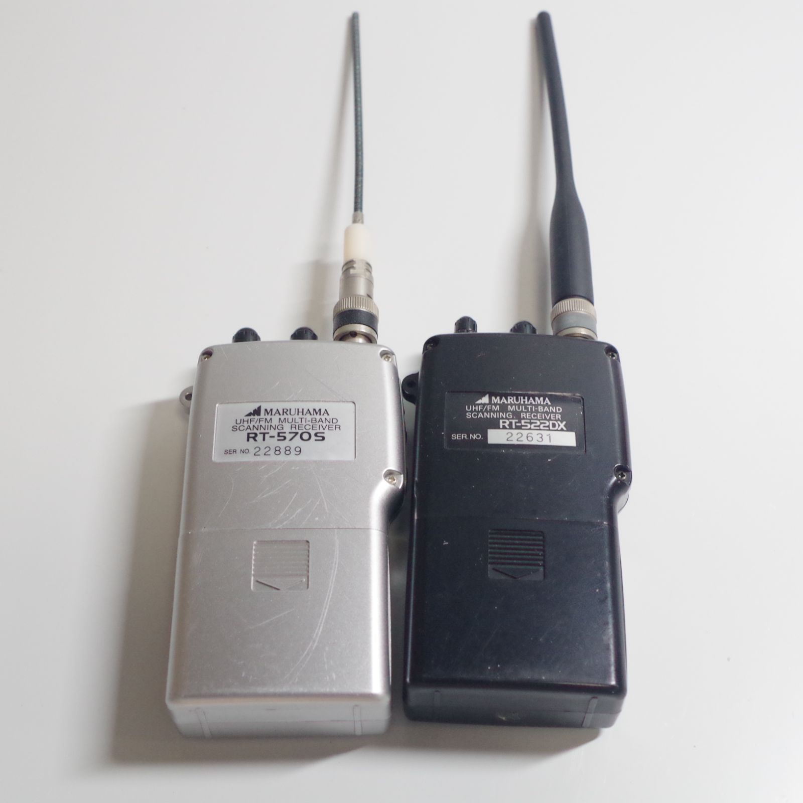 値下げしましたマルハママルチバンドレシーバーRT-570S B0696 MARUHAMA RT-522DX/RT-570Sマルチバンドレシーバー (2セット