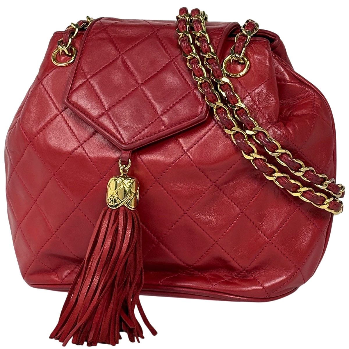 シャネル CHANEL ココマーク フリンジ チェーン ショルダーバッグ 