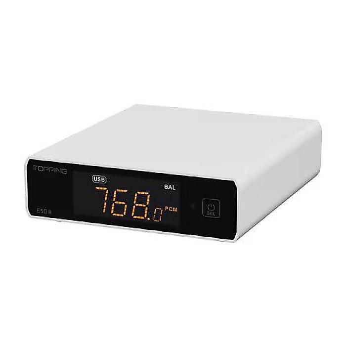 【限定価格】TOPPING(トッピング) / E50II WH(ホワイト) 据え置きDAC D/Aコンバーター