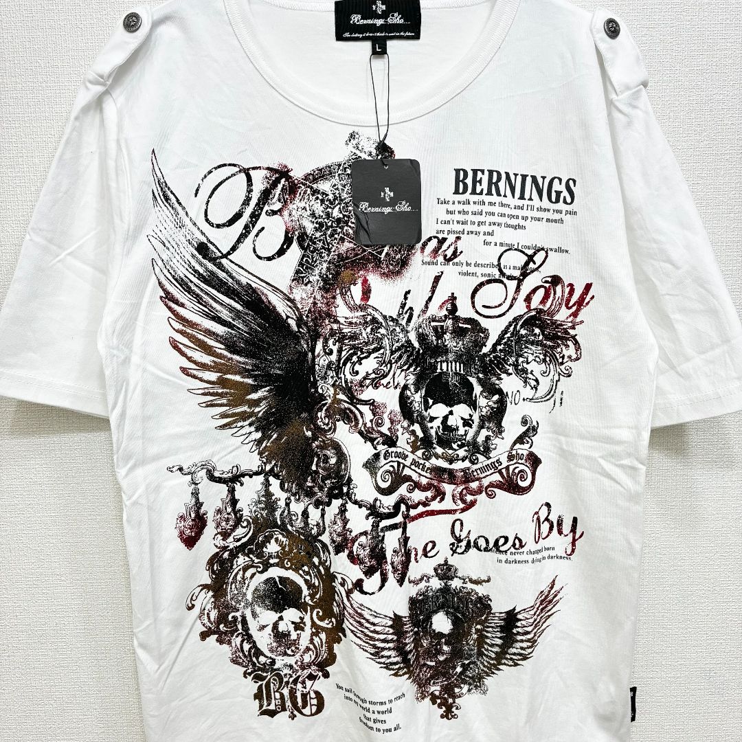 新品 タグ付き Y2K Tシャツ Lサイズ 平成 レトロ お兄系アーカイブ