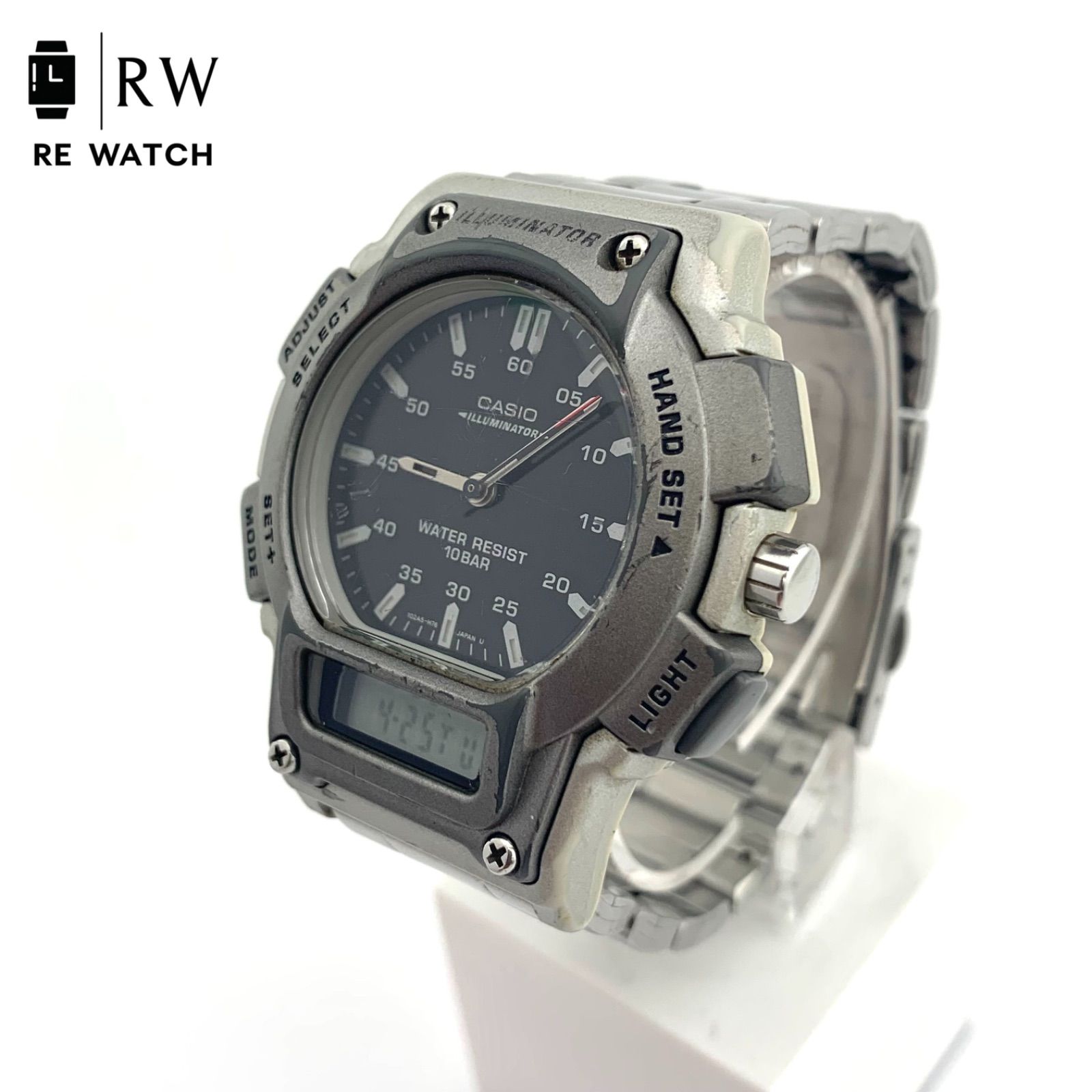 CASIO AQ-150W デジタル腕時計 10BAR防水-特売特典付