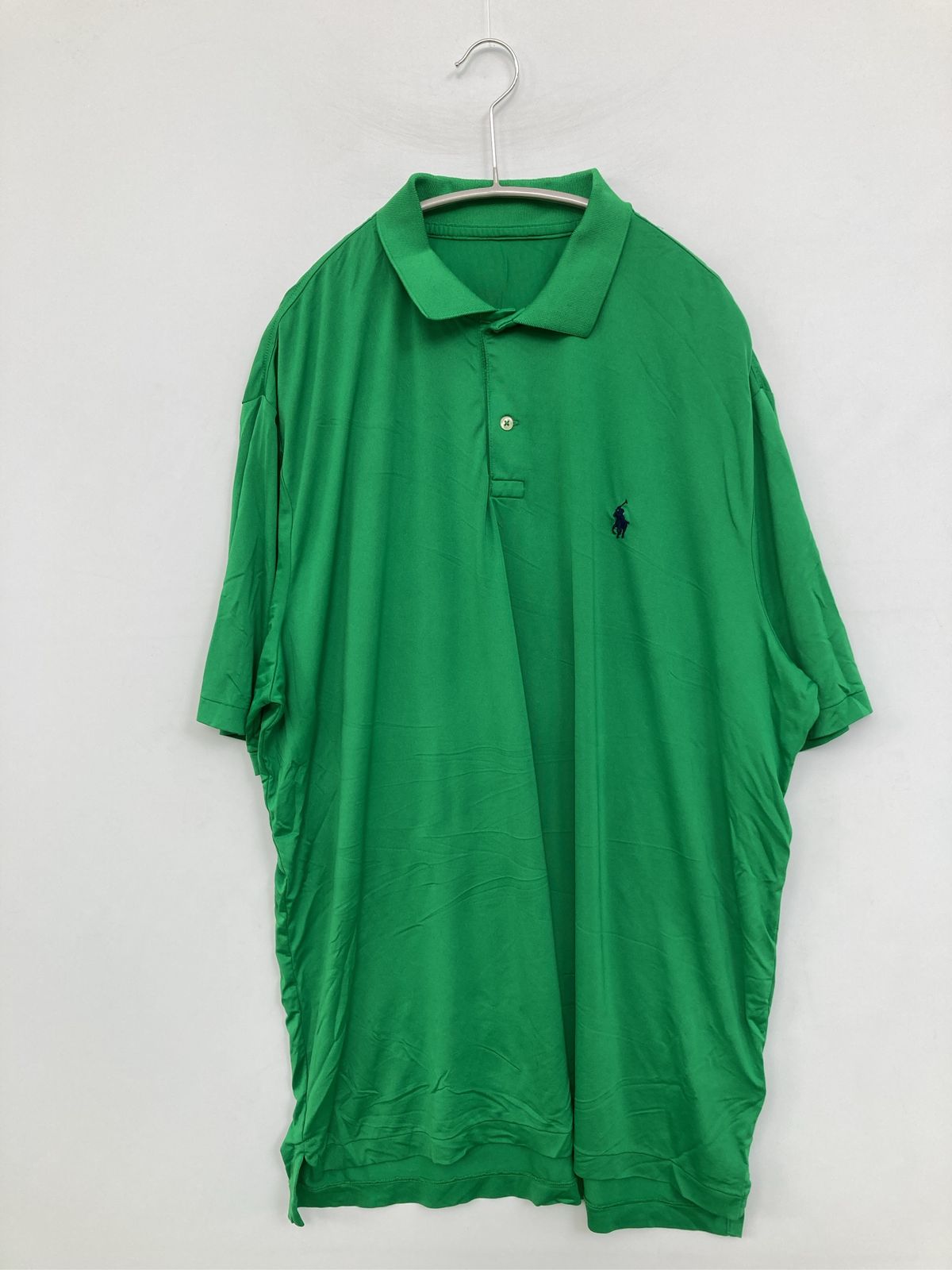 Polo Ralph Lauren ポロラルフローレン ポロシャツ グリーン 無地 ワン 