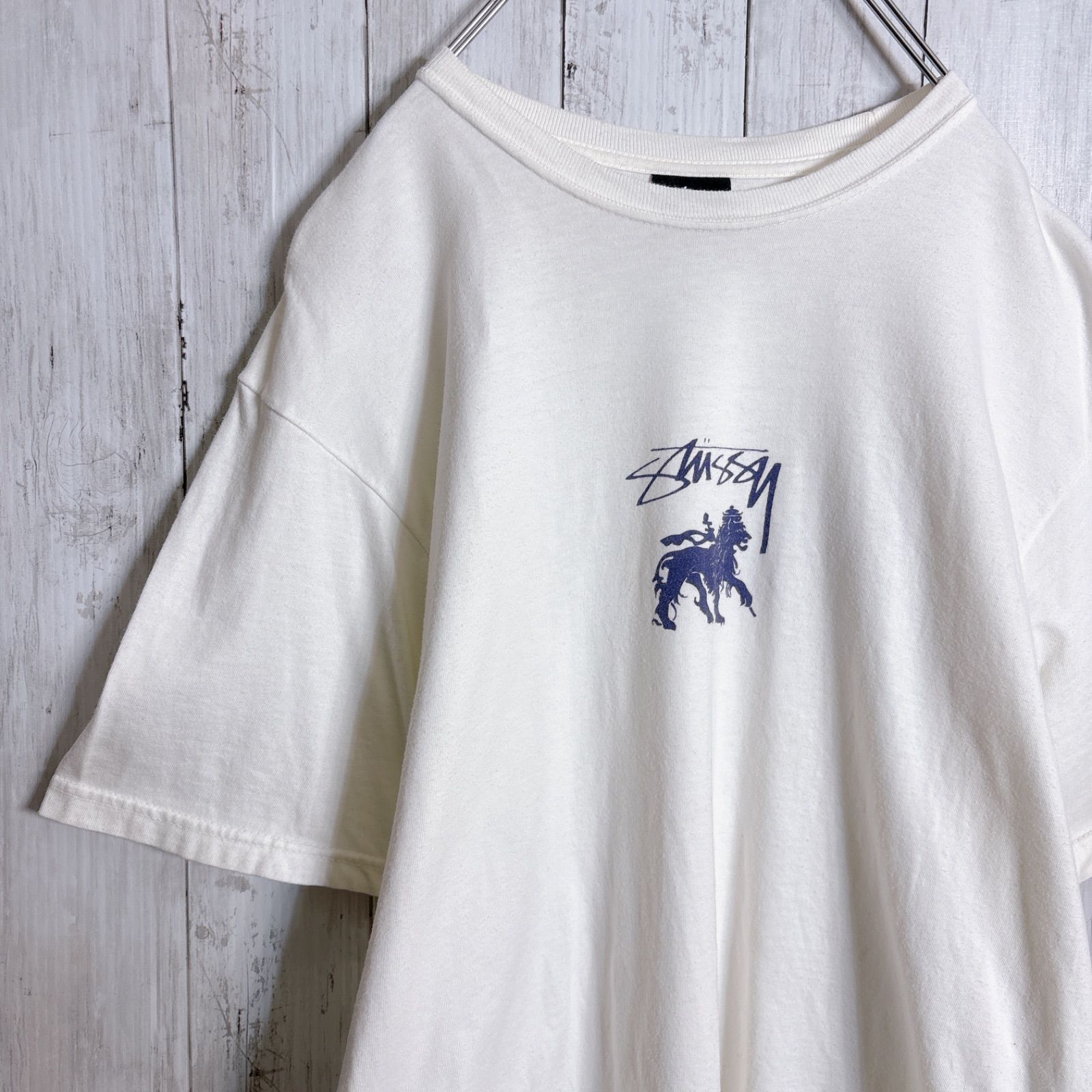 国内正規品】ステューシー STUSSY ラスタライオン ホワイト 半袖T 