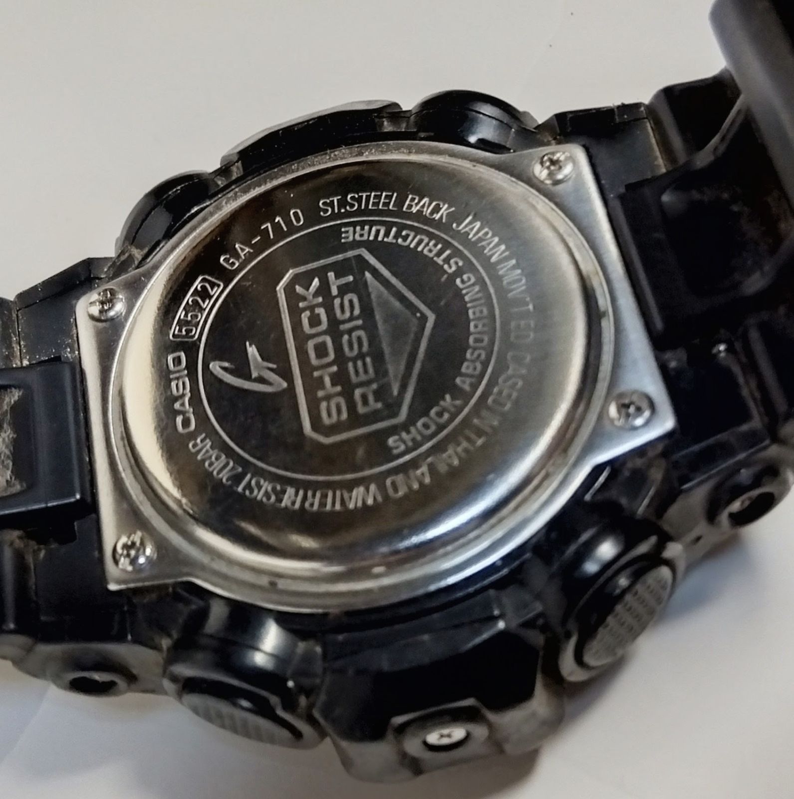 USED中古品】 G-SHOCK ジーショック ガリッシュカラー GA-710-1A2JF 