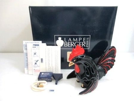 ランプベルジェ LAMPE BERGER アロマランプ コックノワール 5733 パトリック ハースティグ チャボ 中古■