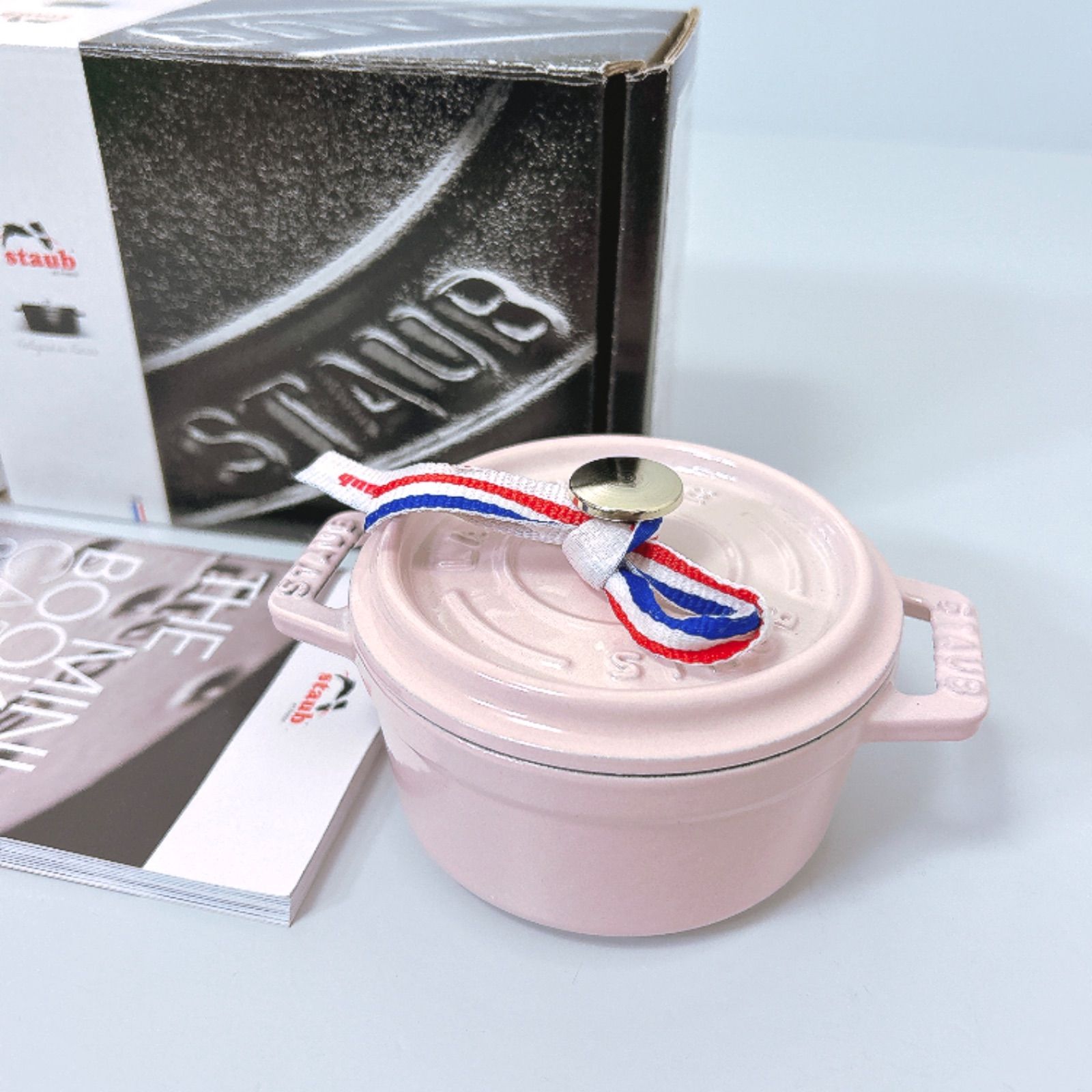 限定色 Staub ストウブ ピコ・ココット ラウンド 10cm ソルベローズ 
