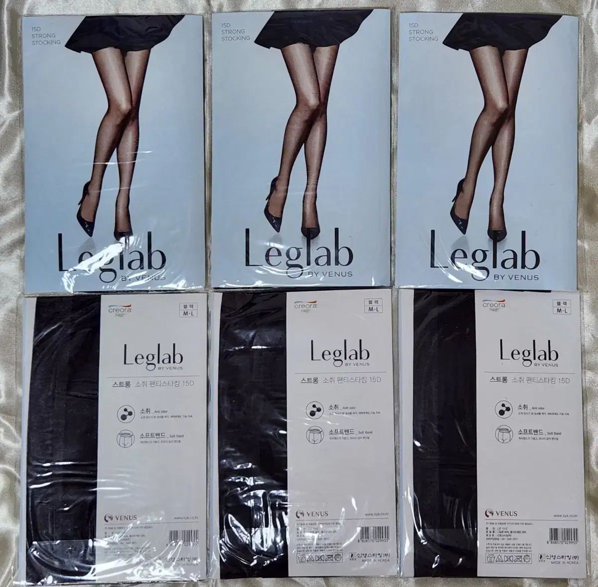 Leglab ストロング パンスト 15D M/L ブラック