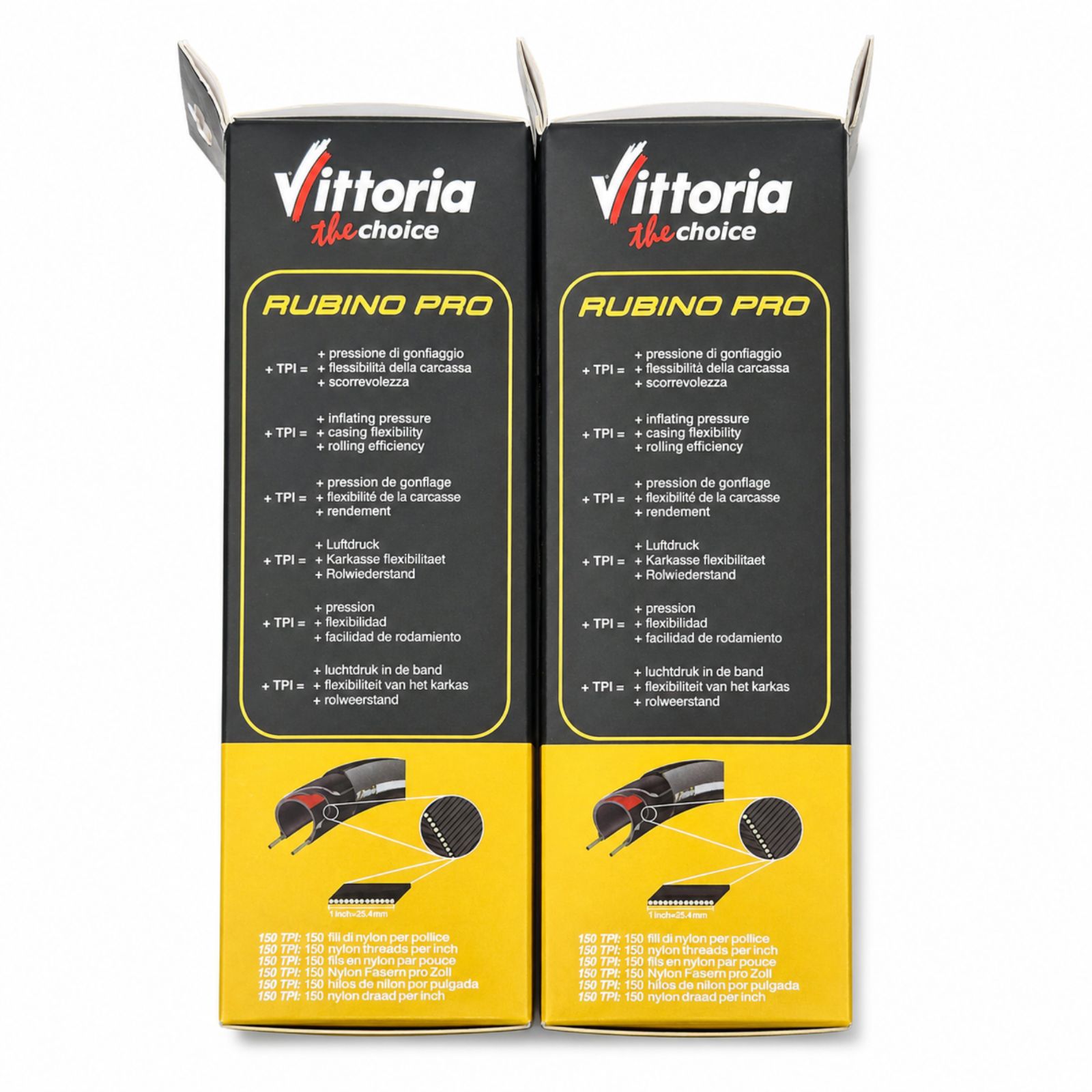 Vittoria Rubino Pro III 700x28C フルブラック 2本セット 150TPI