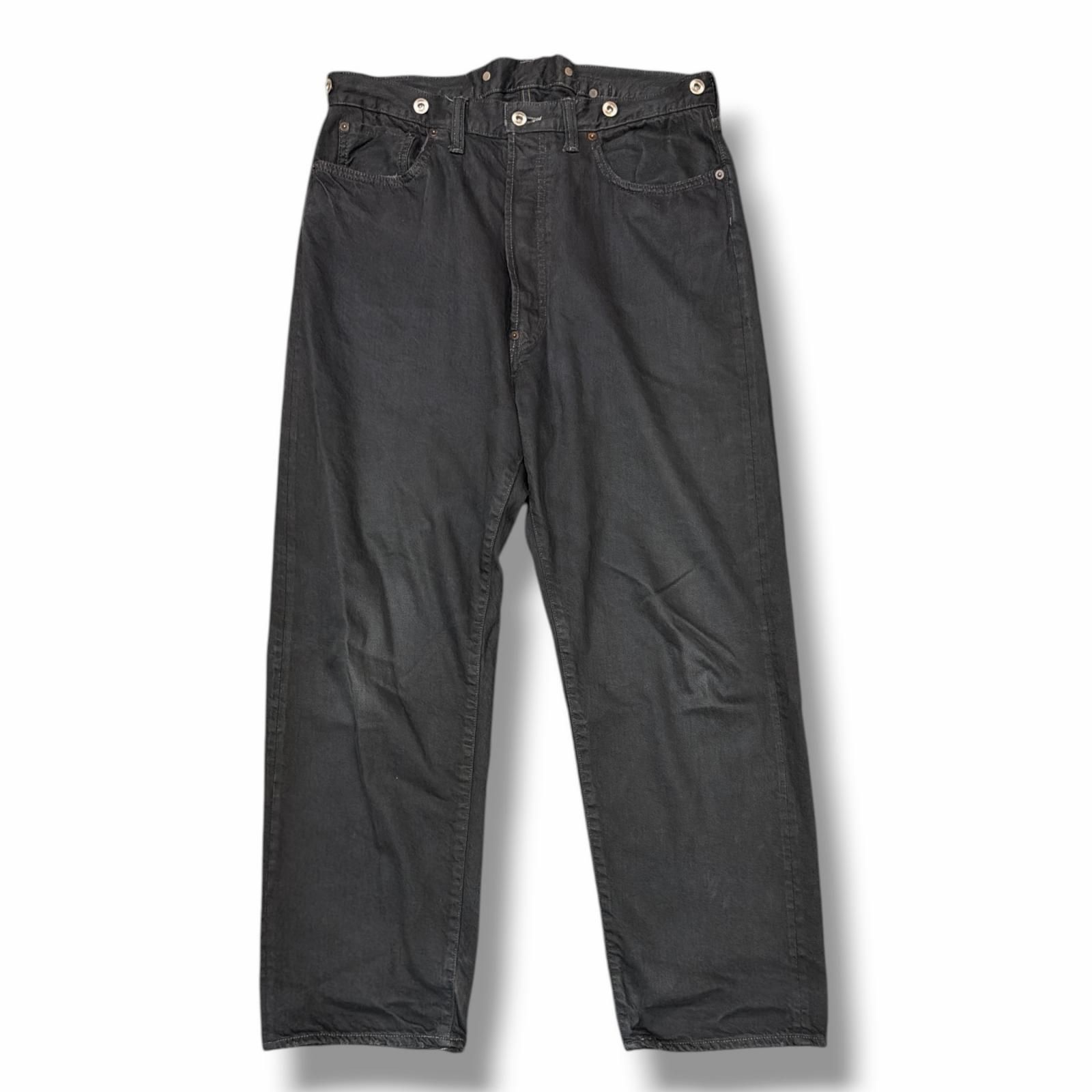 参考上代96800円 A.PRESSE 25AW No.22 Washed Wide Denim Pants 