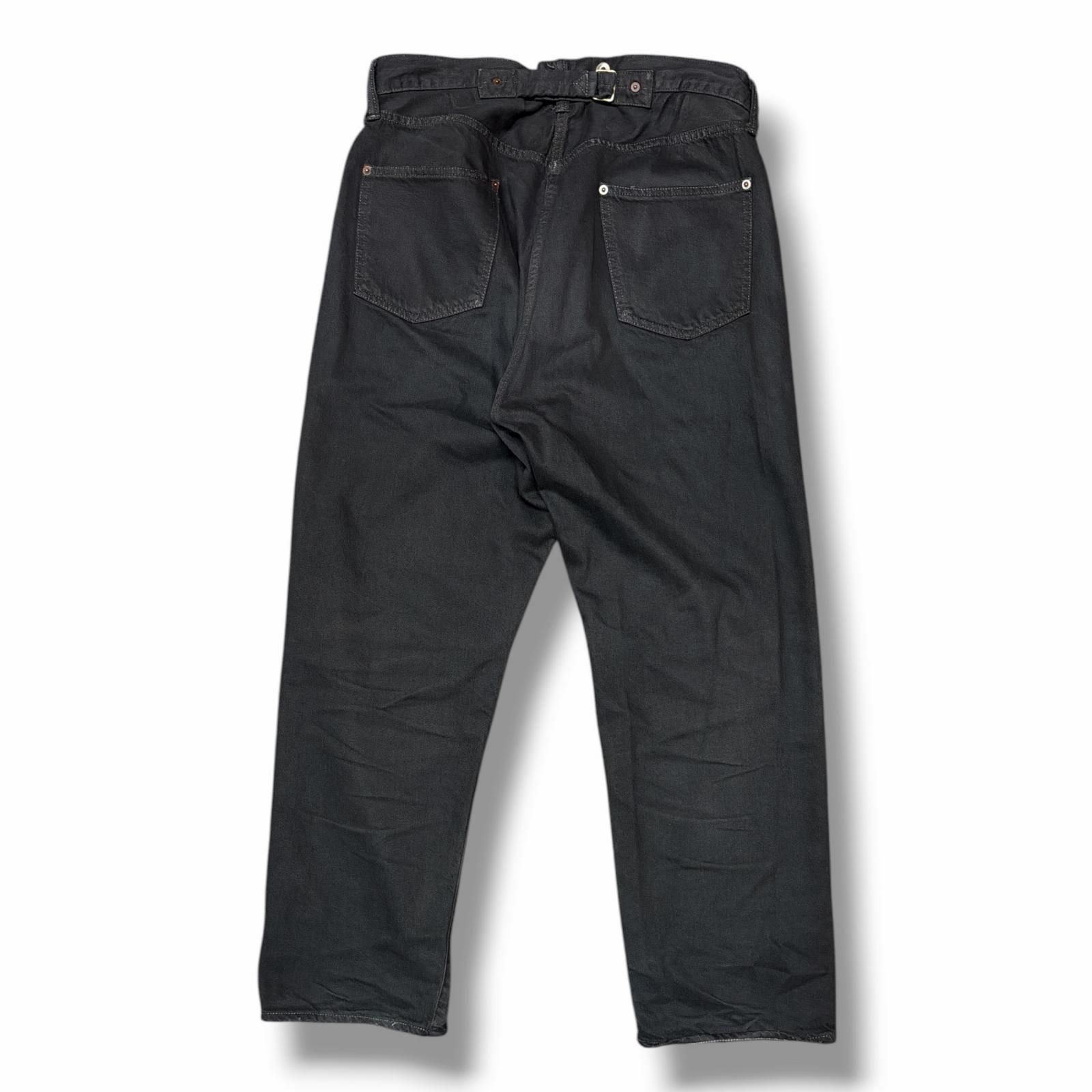 参考上代96800円 A.PRESSE 25AW No.22 Washed Wide Denim Pants 