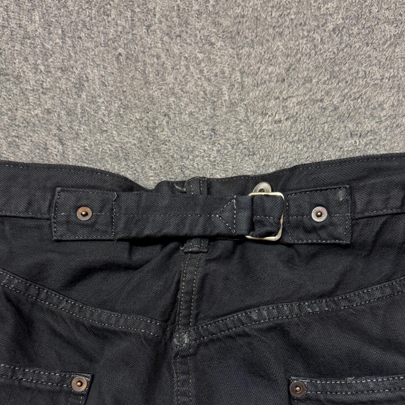 参考上代96800円 A.PRESSE 25AW No.22 Washed Wide Denim Pants 