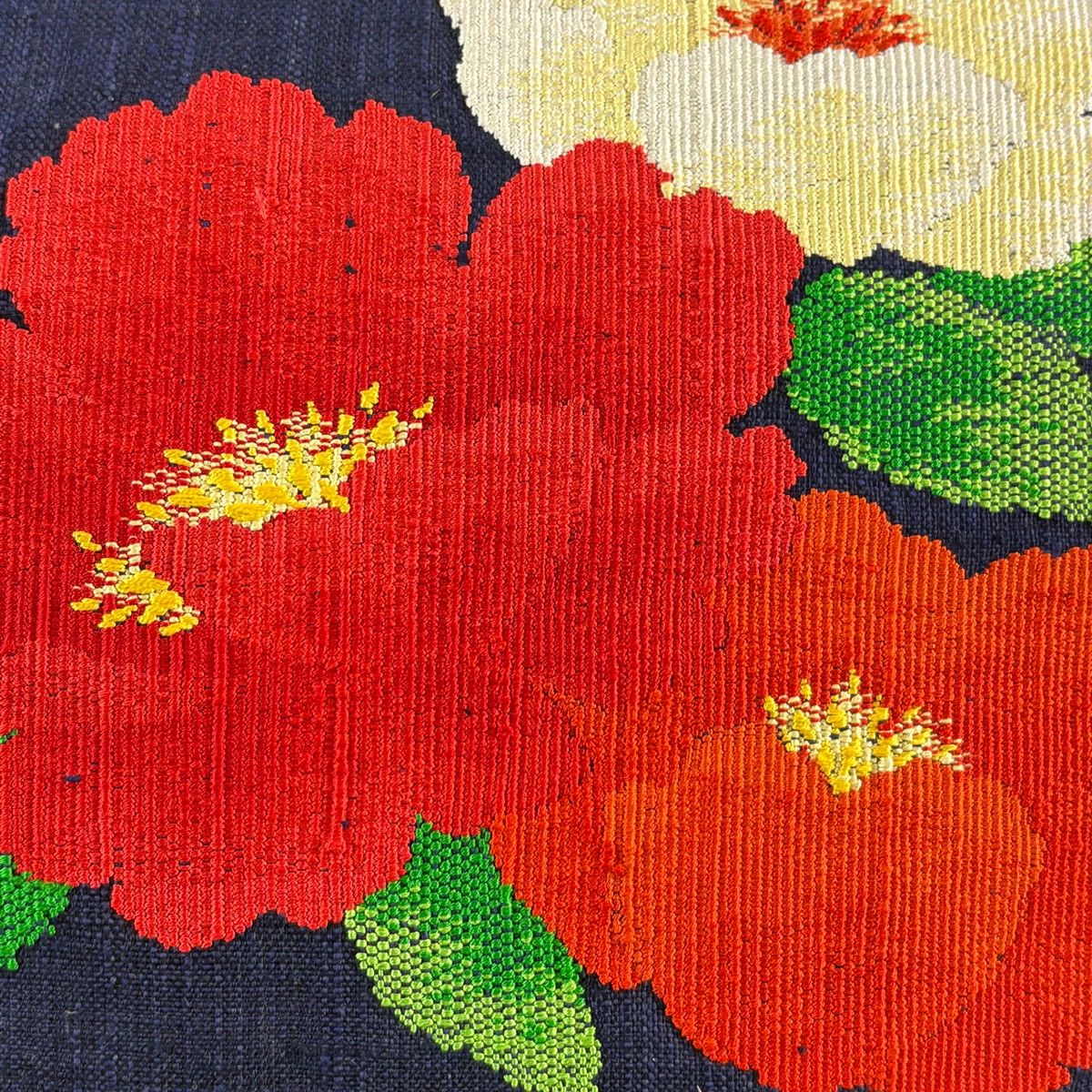 美品】 名古屋帯 優品 草花 濃紫 正絹 【中古】 - メルカリ