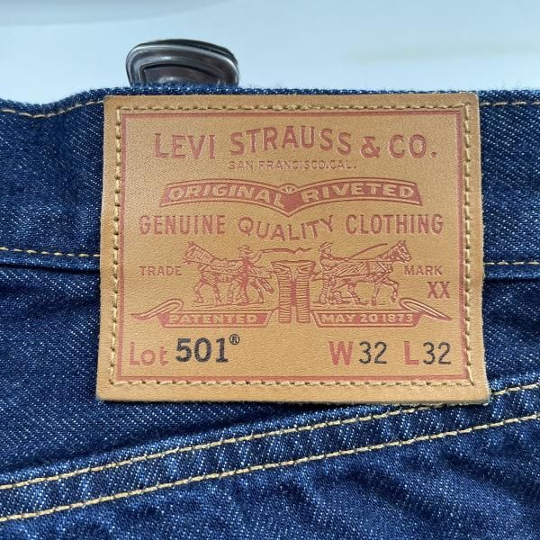 中古】LEVI'S Premium 501 W32 L32 インディゴ BIG E 00501-3683