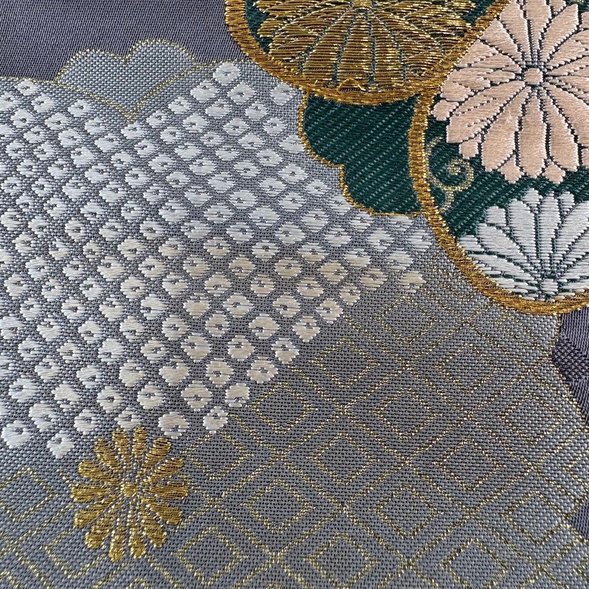 袋帯 中古 リサイクル 正絹 フォーマル 仕立て上がり 六通 作家物 落款 唐織 花模様 菊 箔糸 蒸栗色 多色 金銀 きもの北條 A970-11 楽天市場】【 中古 】 袋帯 リサイクル 正絹 フォーマル 仕立て上がり