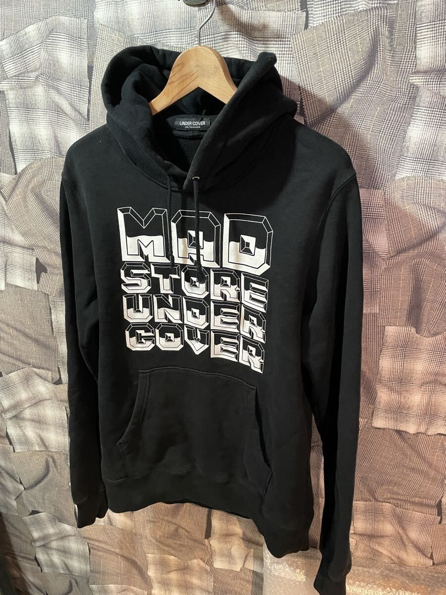 アンダーカバー　パーカー 福岡出品 UNDERCOVER ロゴプリント プルオーバーパーカー アンダー