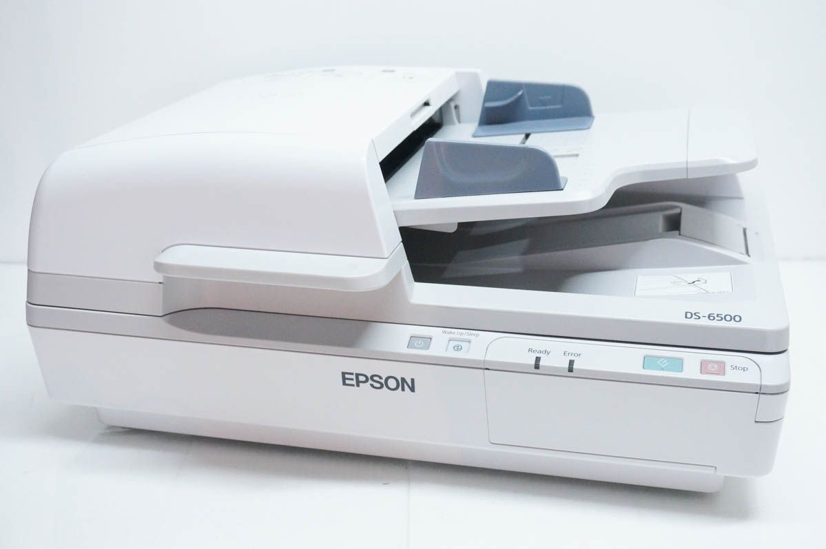 【中古】EPSONエプソン A4対応 ADF搭載フラットベッドスキャナー DS-6500