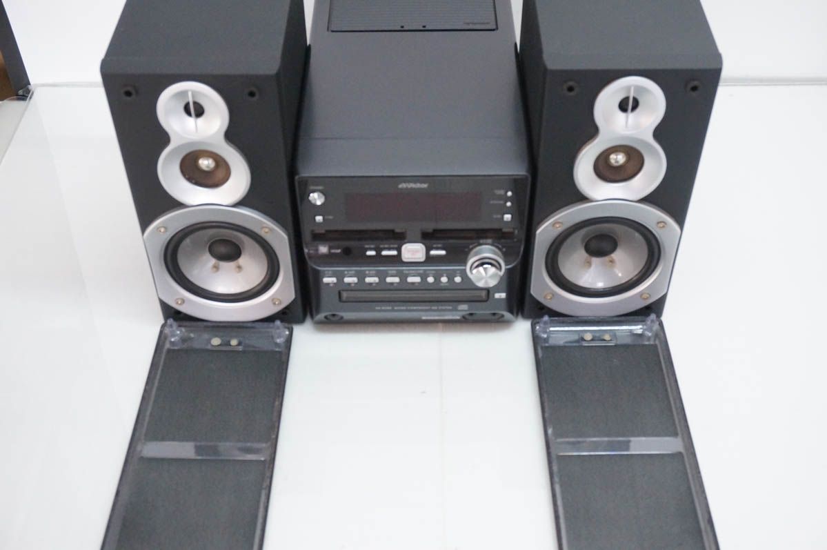 中古】JVC Victorビクター マイクロコンポーネントMDシステム CD／W-MD