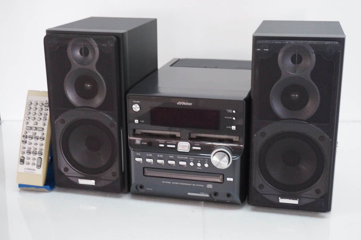 【中古】JVC Victorビクター マイクロコンポーネントMDシステム CD／W-MD／カセットテープ MDLP対応 UX-W500 中古】JVC Victorビクター マイクロコンポーネントMDシステム CD／W-MD
