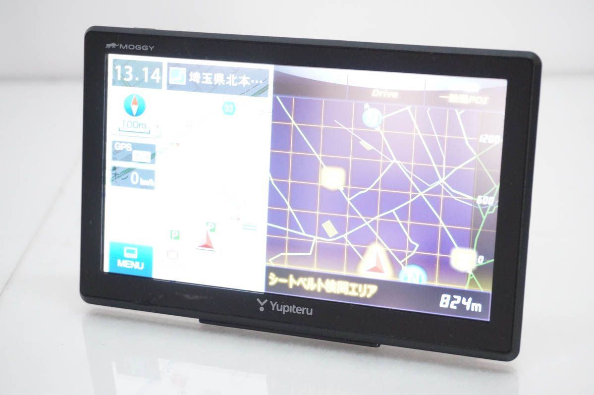 【中古】Yupiteruユピテル 7.0型 ワンセグ内蔵 ポータブルカーナビ YPB731