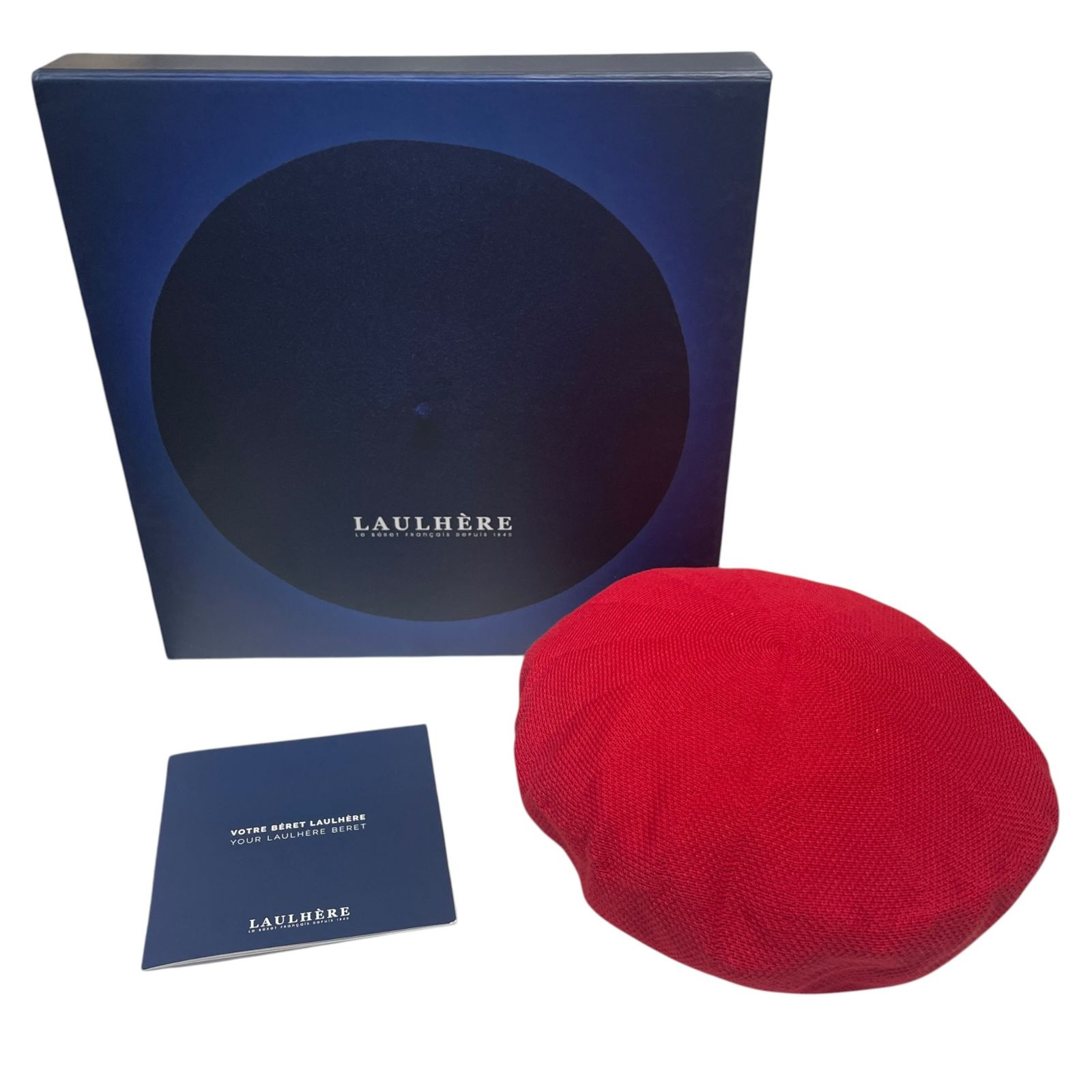 ◇未使用品◇LAULHERE ロレール PLUMES ベレー帽 104 L 頭囲57cm