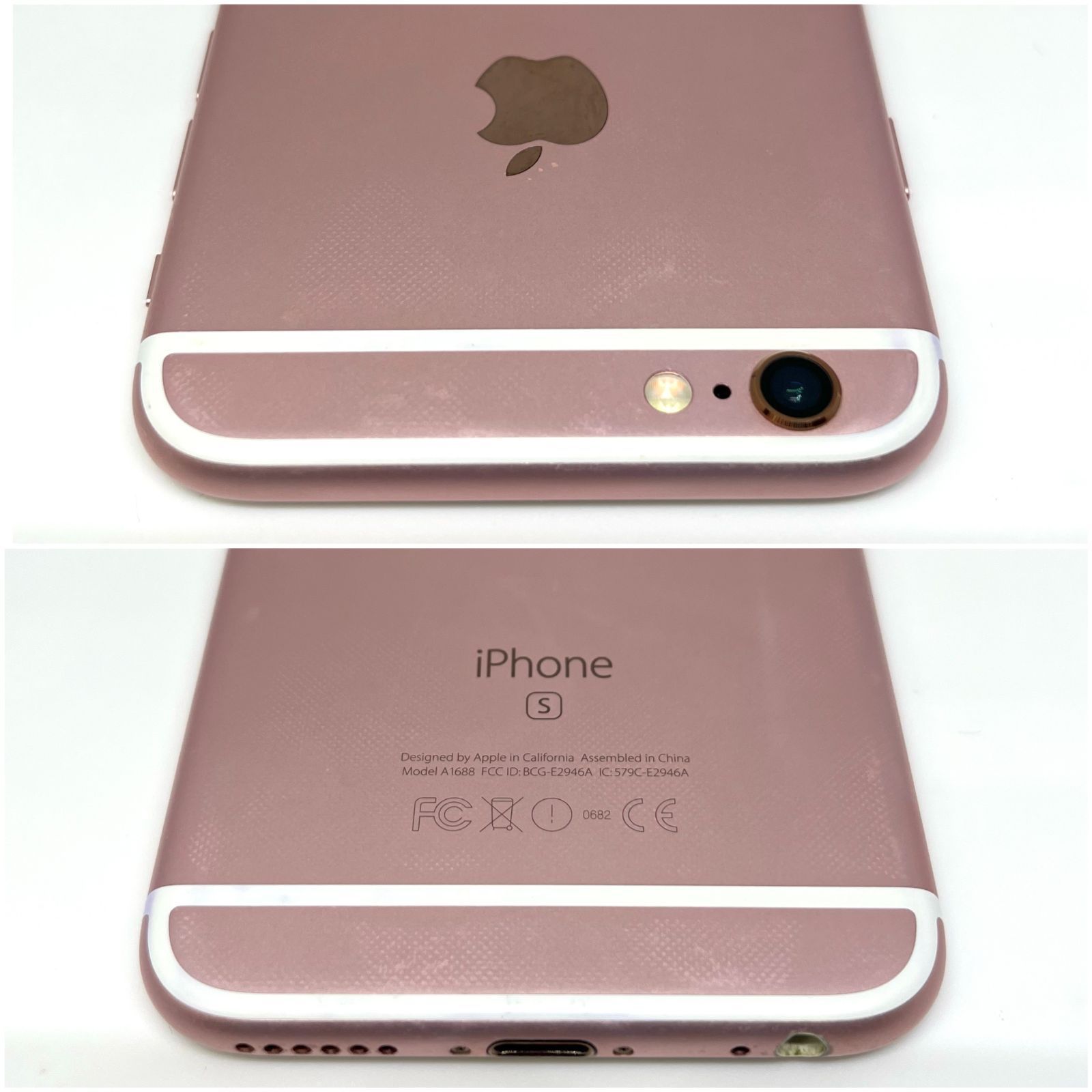 iPhone6s 128GB SIMフリー ローズゴールド　シムフリー　白ロム ムスビー｜安心保証付 超美品 SIMフリー iPhone6S 128GB ローズ
