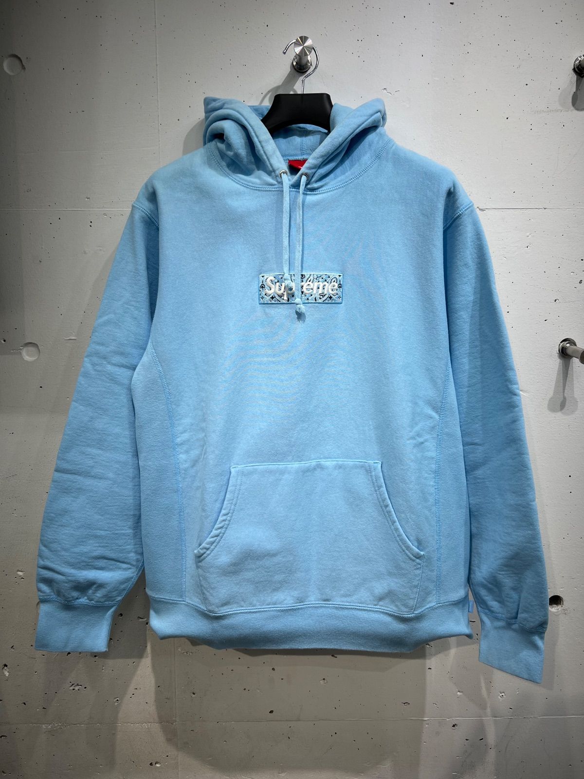 SUPREME シュプリーム バンダナ ボックスロゴ フーディ パーカー-通信 