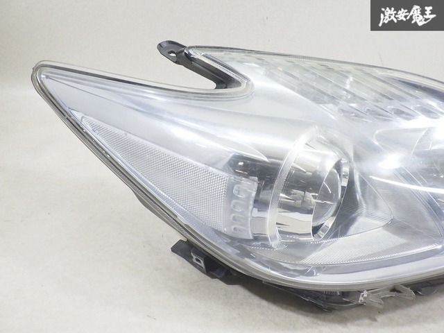 【美品】30プリウス前期　純正左右ハロゲンヘッドライト プリウス トヨタ 30 L 前期 (ZVW30) 純正 右 ハロゲン ヘッドライト 47