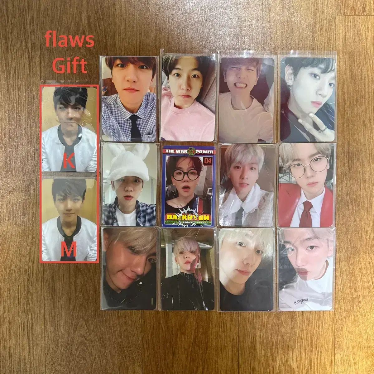 タレントグッズ EXO ベクヒョン(BAEKHYUN) アルバム トレカ まとめ