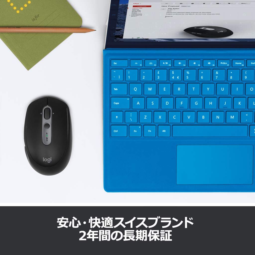 ロジクール ワイヤレスマウス 無線 静音 Bluetbooth Unifying 7ボタン