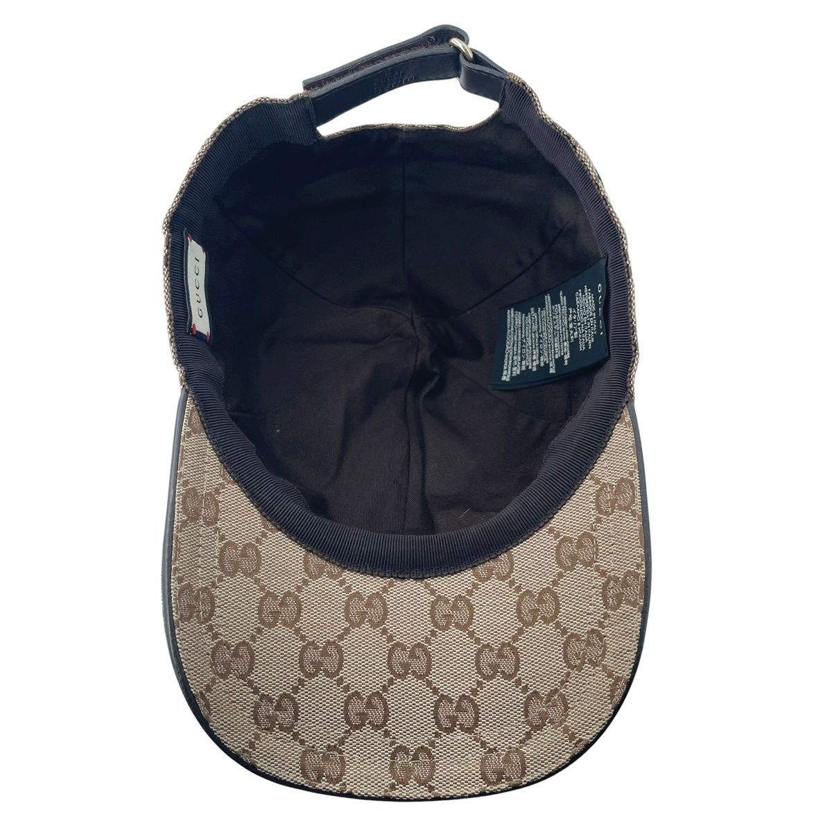 中古】GUCCI グッチ GGキャンバス ベースボールキャップ 200035