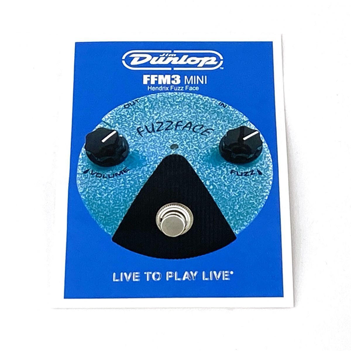 【最終値下げ】Jim Dunlop FFM3 Fuzz Face Mini Dunlop (Jim Dunlop) 【WEB限定在庫処分セール】 Fuzz Face Mini