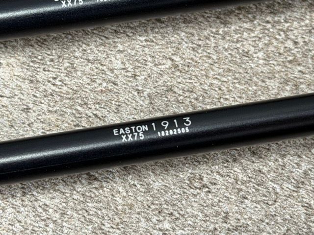 美品 矢 6本セット 【中古】 EASTON イーストン 1913 XX751本おまけ