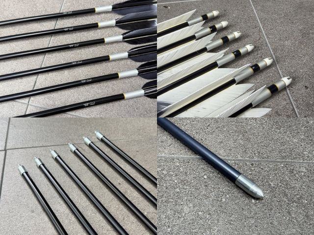 EASTON イーストン 1913 XX75 他まとめて 弓道 矢 (R2456hxYM) 美品 矢 6本セット 【中古】 EASTON イーストン 1913 XX751本おまけ