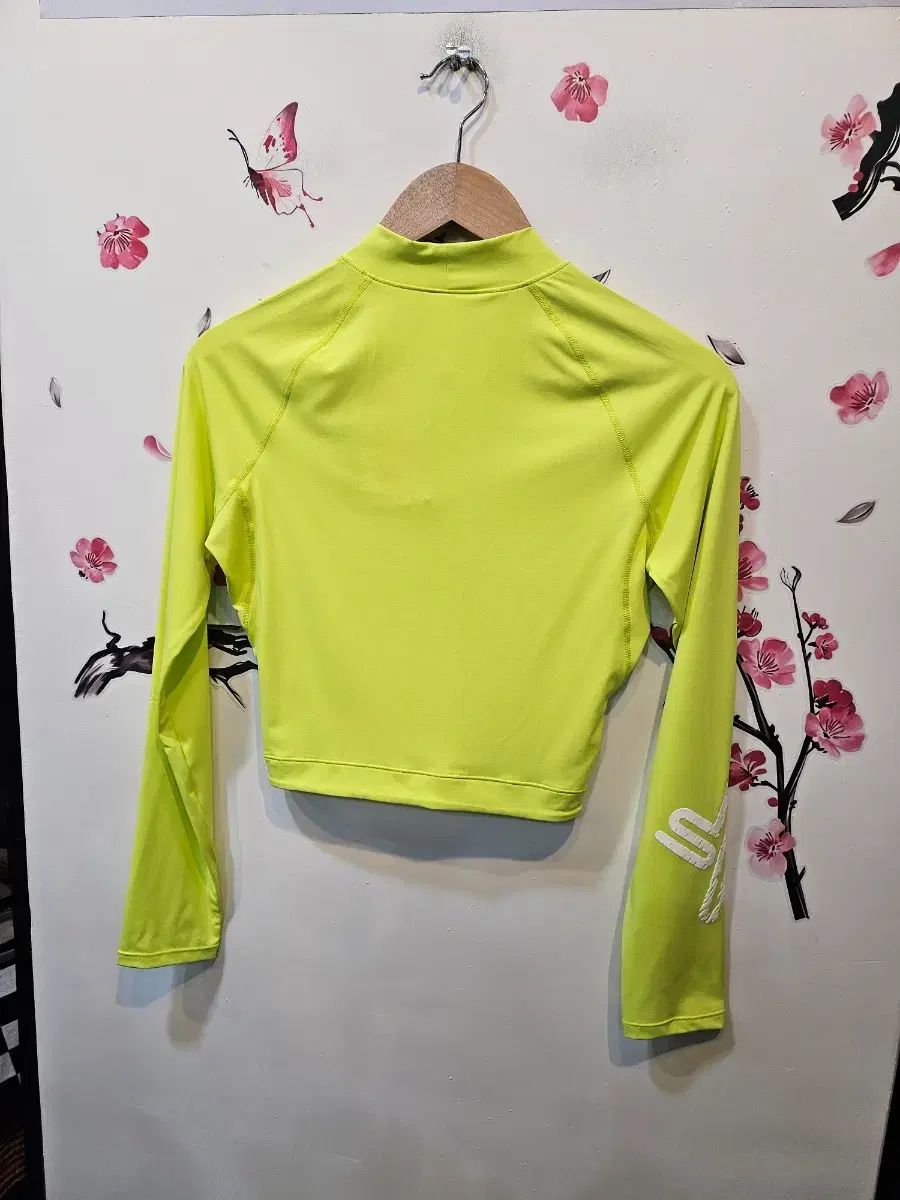 ゼクシィミックス 蛍光 イエロー クロップド 長袖 Tシャツ M 商品