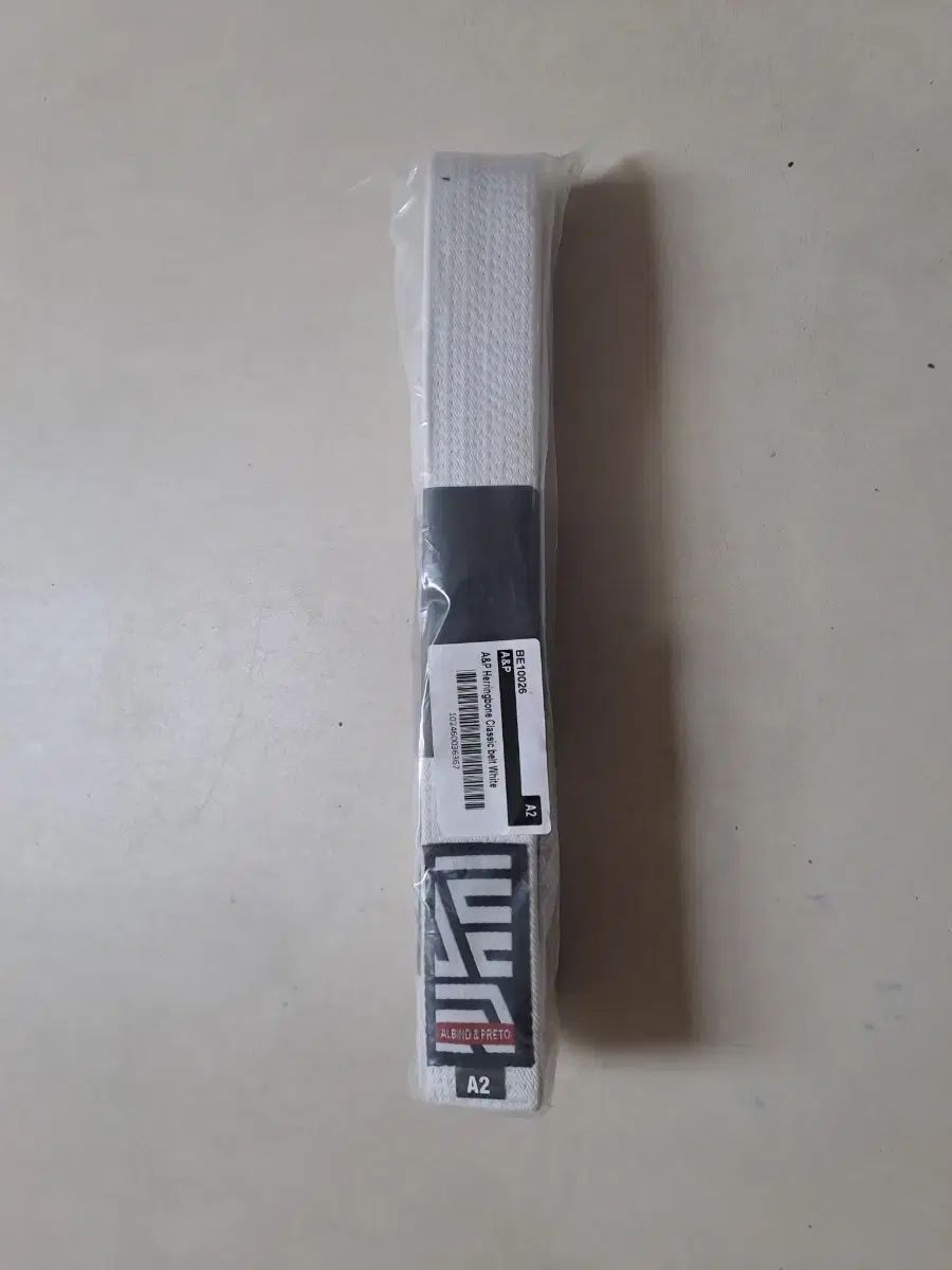 新品) アルビノ & プレト ヘリンボーン クラシック 柔術 Jiu-Jitsu ベルト 白