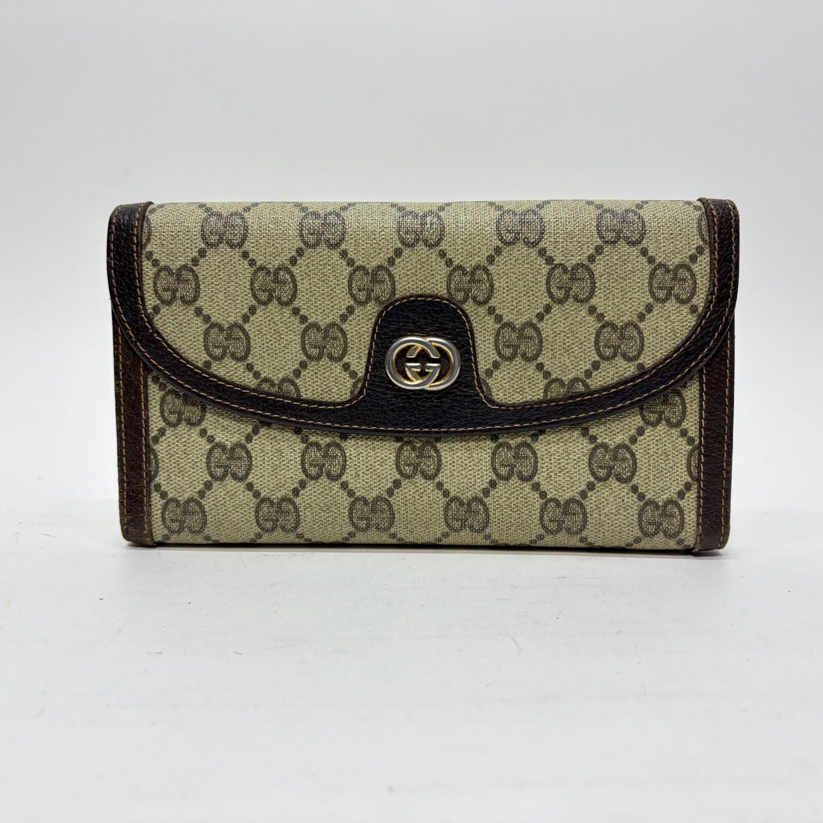 4205 GUCCI グッチ 長財布 スプリーム GG ヴィンテージ オールドグッチ 