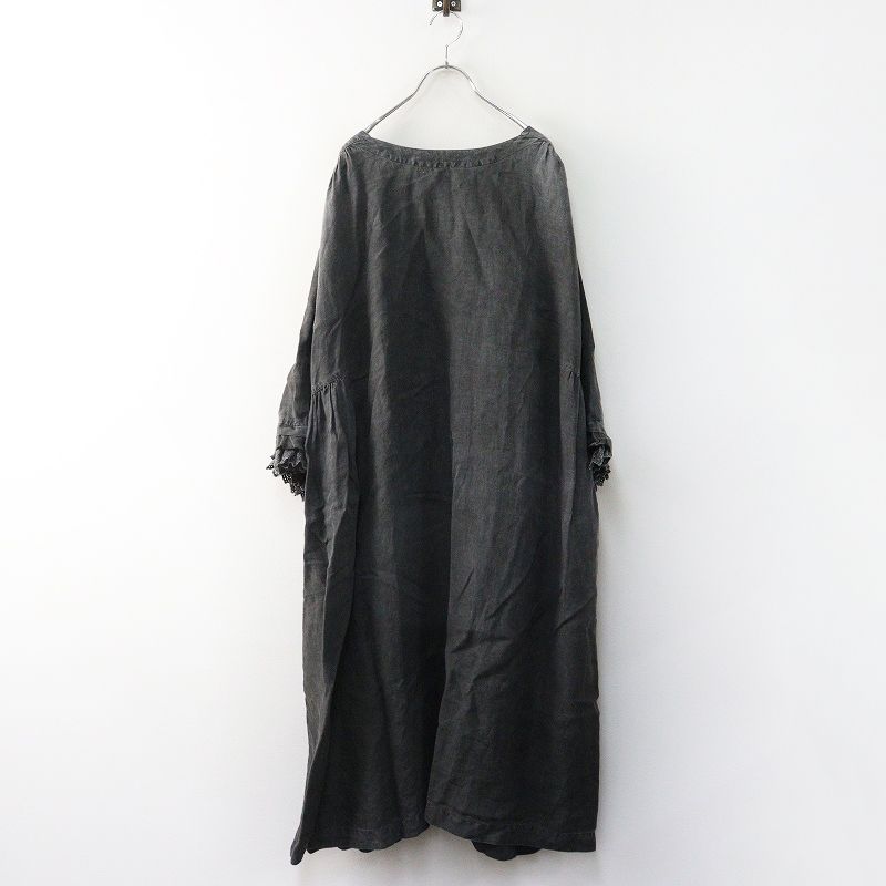 2025SS ネストローブ nest Robe リネン備長炭染めレイヤードフリル 2025SS ネストローブ nest Robe リネン備長炭染めレイヤードフリル