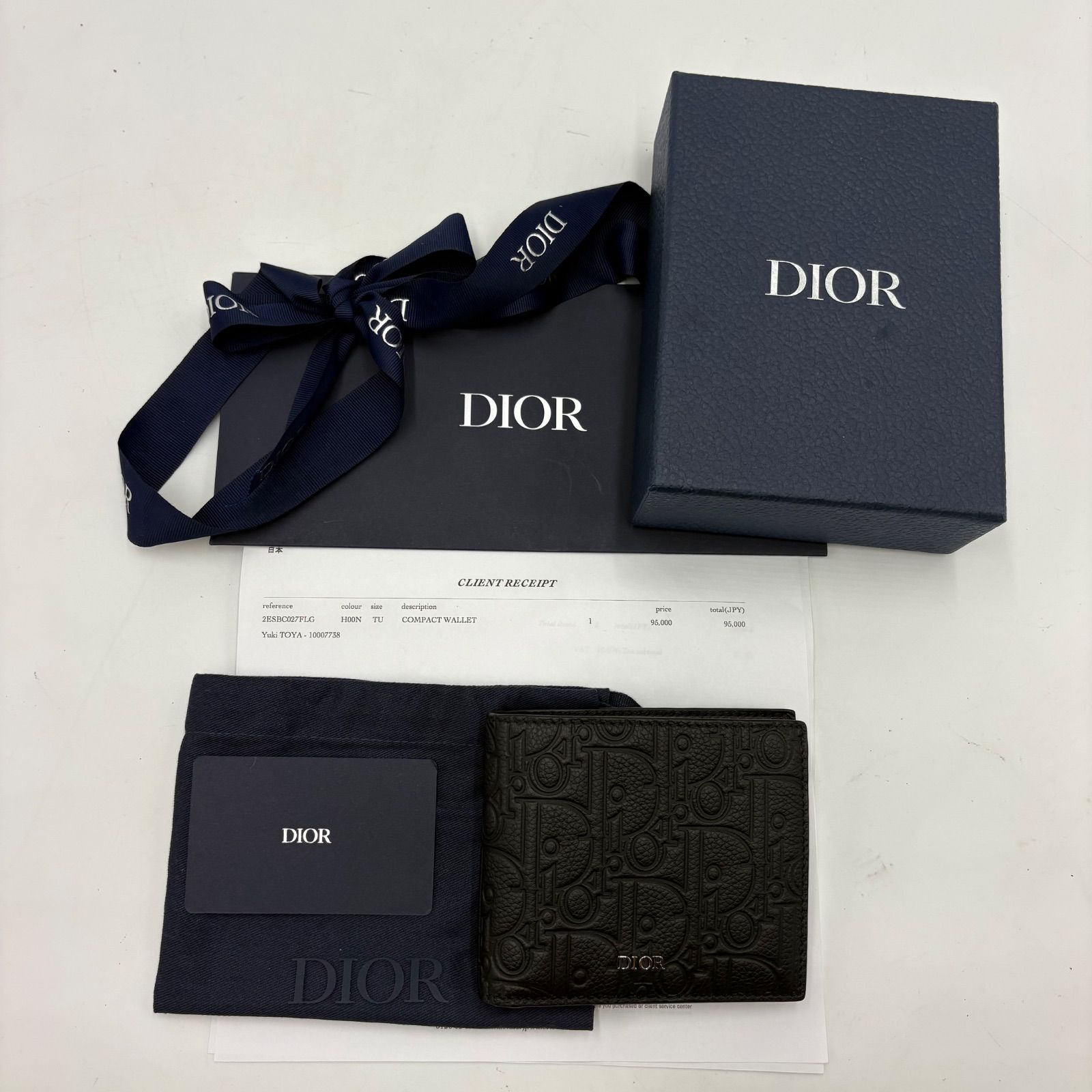 未使用保管品 付属品完備◎Christian Dior クリスチャンディオール 
