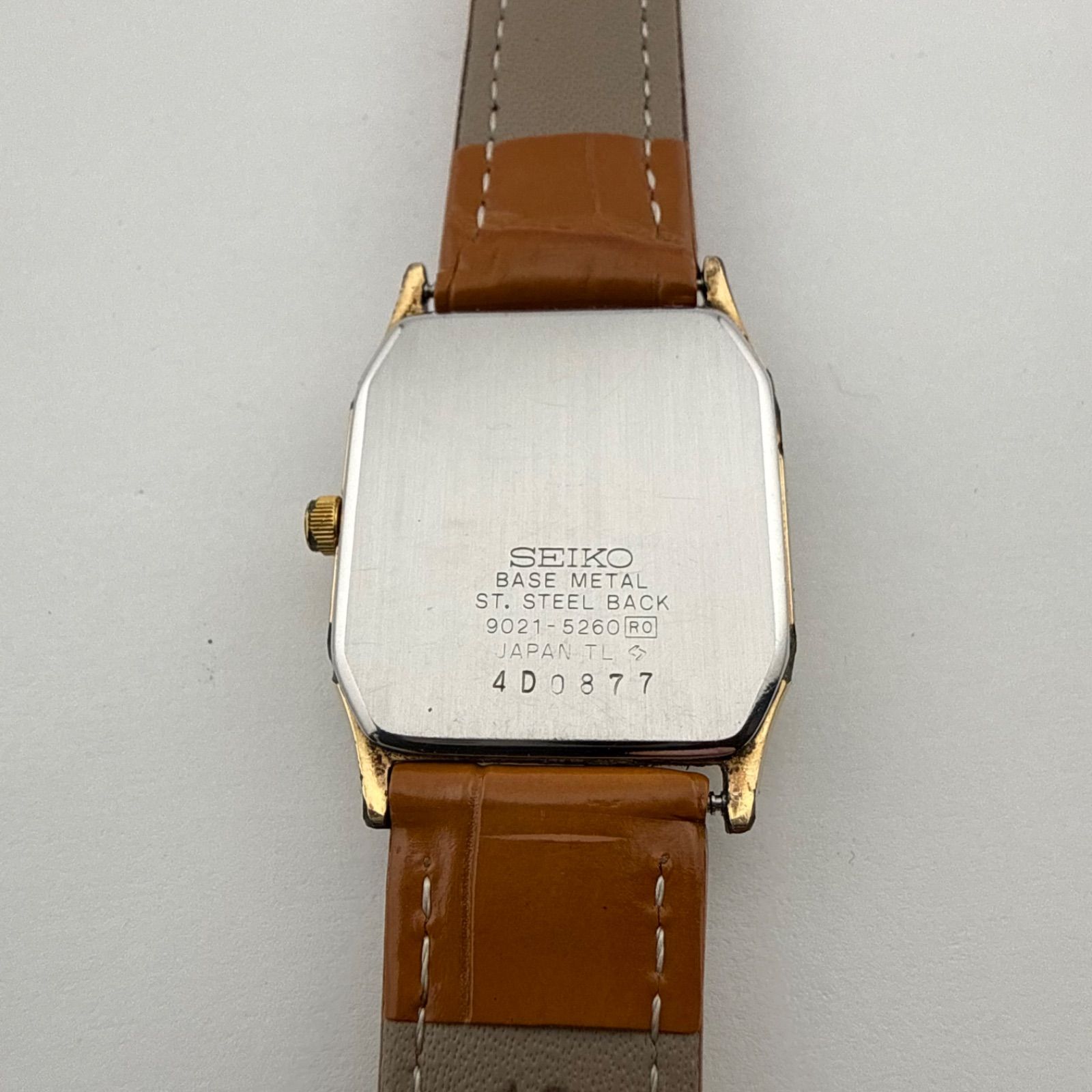 SEIKO 9021-5260 セイコー スクエア メンズ 腕時計 クォーツ / Quartz