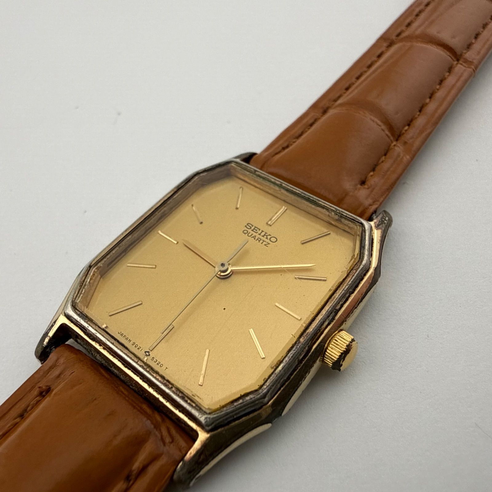 SEIKO 9021-5260 セイコー スクエア メンズ 腕時計 クォーツ / Quartz