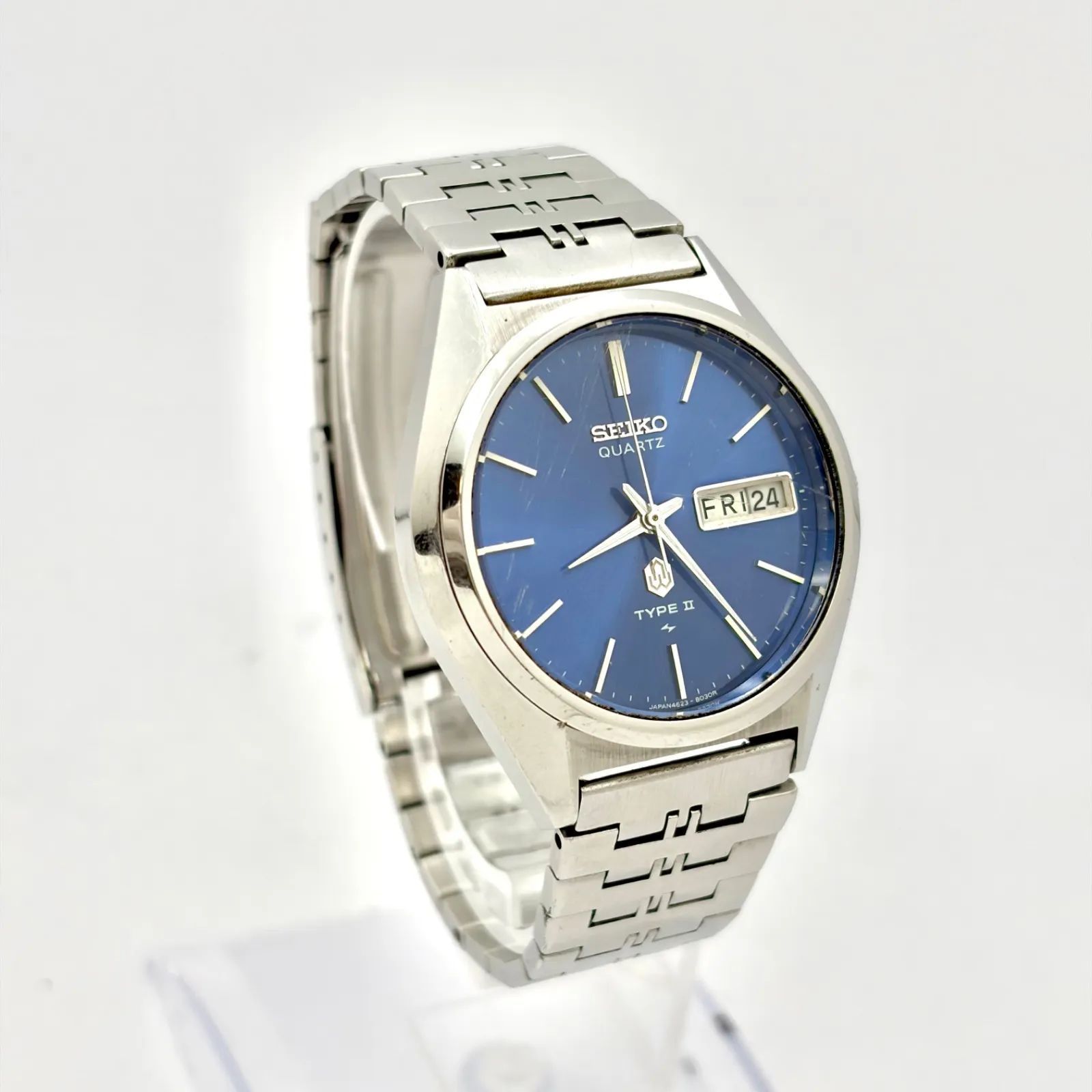 新品電池】SEIKO セイコー TYPEⅡ タイプ2 メンズ 腕時計 シルバー