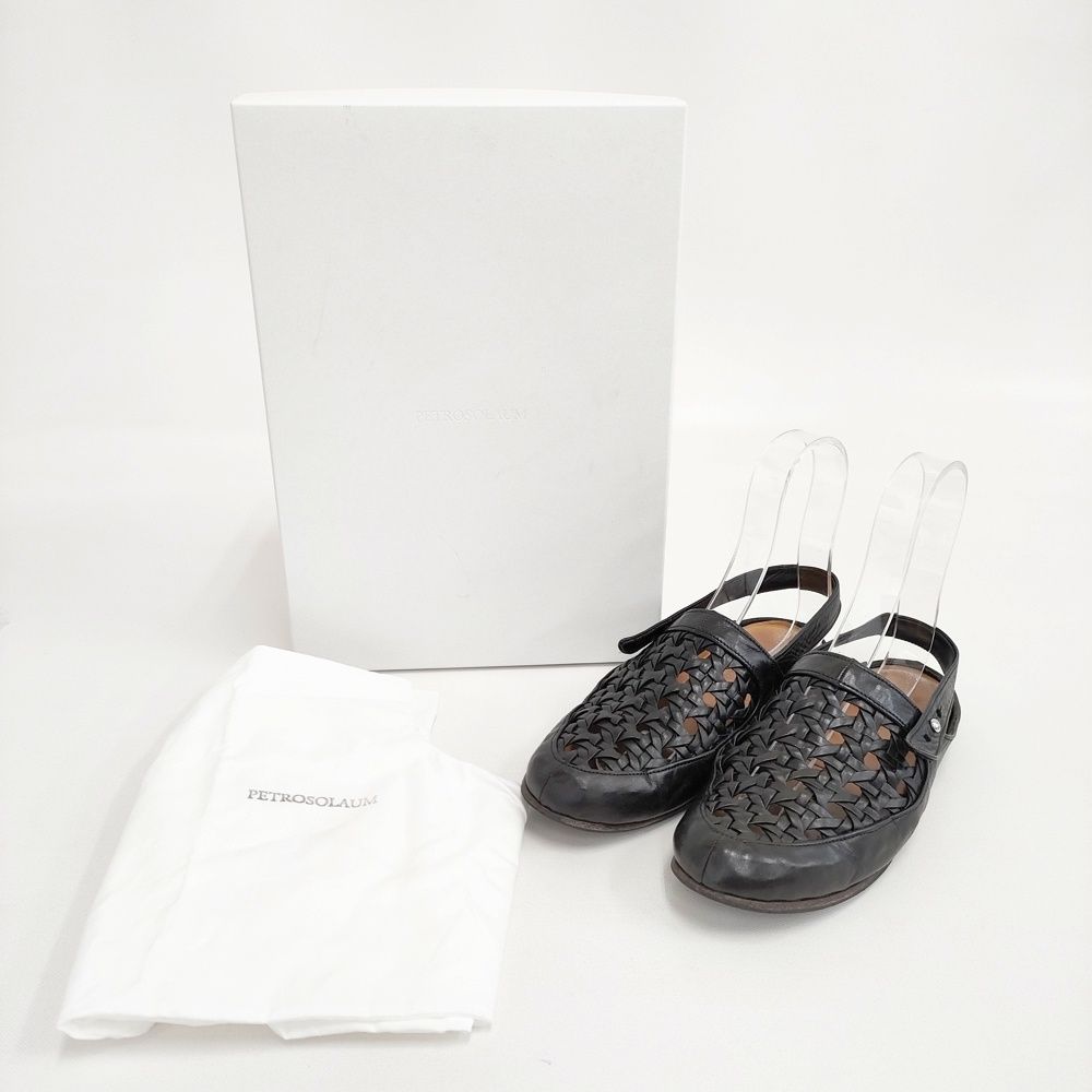 PETROSOLAUM cage sandal 定価95700円 馬革 サイズ37 81139-PO04