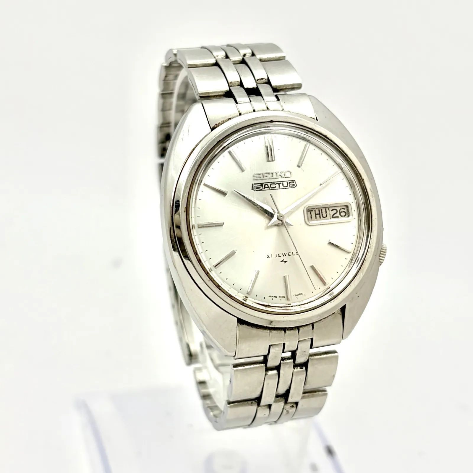 稼働】SEIKO5 セイコー5 アクタス 機械式 自動巻き メンズ 腕時計 
